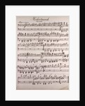 Handwritten sheet music, Hochzeitmarsch, allegro vivace by Anonymous