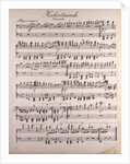 Handwritten sheet music, Hochzeitmarsch, allegro vivace by Anonymous