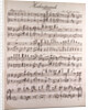 Handwritten sheet music, Hochzeitmarsch, allegro vivace by Anonymous