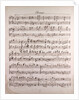 Handwritten sheet music by Anonymous