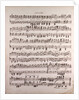Handwritten sheet music by Anonymous