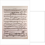 Handwritten sheet music by Anonymous