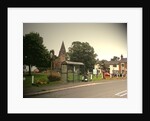 Church and Village Green in Findern by Sarah Smith