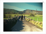 Walkers on Hollowford Road by Sarah Smith