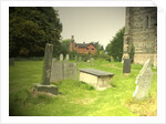 Churchyard Cross in Scropton by Sarah Smith