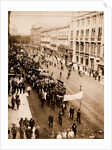 Demonstration on the Nevski Prospect, Petrograd, Saint Petersburg Russia by Anonymous