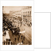 Demonstration on the Nevski Prospect, Petrograd, Saint Petersburg Russia by Anonymous