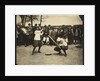 New York female Giants - Miss McCullum catcher and Miss Ryan at bat, USA by Anonymous