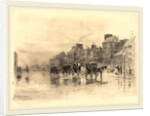 Une Matinée d'Hiver au Quai de l'Hotel-Dieu (Winter Morning on the Quai de l'Hotel-Dieu), 1876 by Félix-Hilaire Buhot