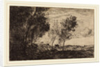 In the Dunes: Souvenir of The Hague (Dans les dunes: Souvenir du bois de La Haye), 1869 by Jean-Baptiste-Camille Corot