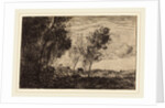In the Dunes: Souvenir of The Hague (Dans les dunes: Souvenir du bois de La Haye), 1869 by Jean-Baptiste-Camille Corot