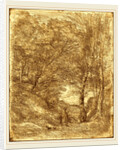 The Gardens of Horace (Les Jardins d'Horace), 1855 by Jean-Baptiste-Camille Corot