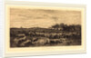 Large Sheepfold (Le Grand parc a moutons), 1860 by Charles-François Daubigny