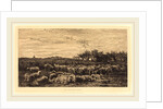 Large Sheepfold (Le Grand parc a moutons), 1860 by Charles-François Daubigny