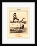 Le Barbillon entraine, 1840 by Honoré Daumier