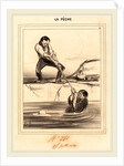 Le Barbillon entraine, 1840 by Honoré Daumier