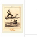 Le Barbillon entraine, 1840 by Honoré Daumier