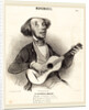 Le Guitariste-Amateur, 1840 by Honoré Daumier