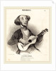 Le Guitariste-Amateur, 1840 by Honoré Daumier