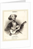 Le Guitariste-Amateur, 1840 by Honoré Daumier