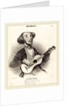 Le Guitariste-Amateur, 1840 by Honoré Daumier