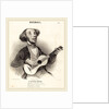 Le Guitariste-Amateur, 1840 by Honoré Daumier