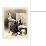 Emportez donc ça plus loin impossible de travailler, 1844 by Honoré Daumier