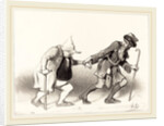 Le Constitutionnel et le Juif errant, 1844 by Honoré Daumier