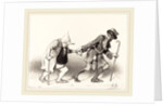 Le Constitutionnel et le Juif errant, 1844 by Honoré Daumier