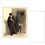Il parait que mon gaillard est un grand scélérat, 1848 by Honoré Daumier