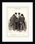 Encore perdu en Cour Royale et il se lamente, 1848 by Honoré Daumier
