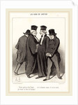 Encore perdu en Cour Royale et il se lamente, 1848 by Honoré Daumier