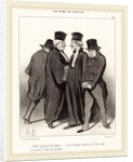 Encore perdu en Cour Royale et il se lamente, 1848 by Honoré Daumier