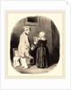 Tiens, ma femme, v'la mon portrait, 1846 by Honoré Daumier