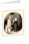 Tiens, ma femme, v'la mon portrait, 1846 by Honoré Daumier