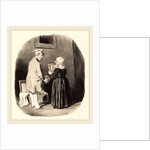 Tiens, ma femme, v'la mon portrait, 1846 by Honoré Daumier