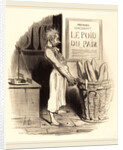 Pour lors nous sommes dans le pétrin, 1840 by Honoré Daumier