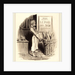 Pour lors nous sommes dans le pétrin, 1840 by Honoré Daumier