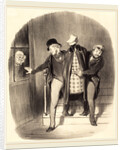 Un Déménagement furtif, 1847 by Honoré Daumier