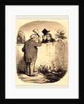 Deux bons voisins, 1847 by Honoré Daumier