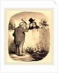 Deux bons voisins, 1847 by Honoré Daumier