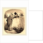Deux bons voisins, 1847 by Honoré Daumier