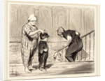 En Famille, 1847 by Honoré Daumier