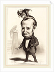 L.F. Raymond Wolowski, 1849 by Honoré Daumier