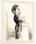 Eugène Rouher, 1850 by Honoré Daumier