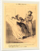 Ah! il prétend m'empêcher d'aller, 1849 by Honoré Daumier