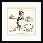 Le Jeune Estancelin est obligé de rentrer en classe!, 1849 by Honoré Daumier