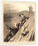Un Chemin dangereux, 1851 by Honoré Daumier