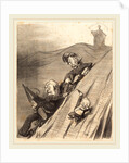 Un Chemin dangereux, 1851 by Honoré Daumier