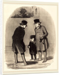Oui, monsieur Chapuzot, 1852 by Honoré Daumier